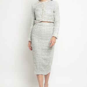Emily Tweed Set in Pastel Blue