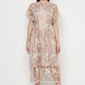 Gyna Dress in Nude