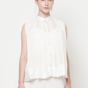 Celia Blouse in Pearl
