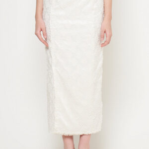 Tenun Skirt in Ivory