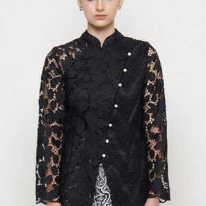 Gandari Kebaya Top in Black