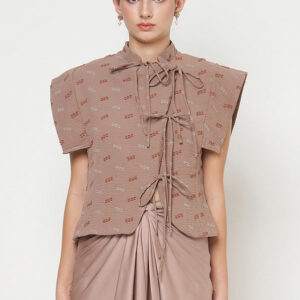 Zora Top in Brick Red