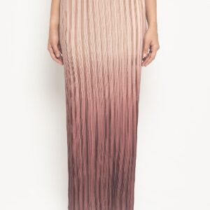 Pleated Skirt in Maroon